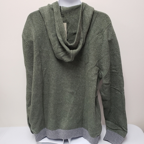 Goodfellow Mens Green Sweater Hoodie Size XL - Picture 2 of 5